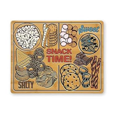 Imagem de Farberware Tábua de corte Snack Time, 28 x 35 cm, bambu