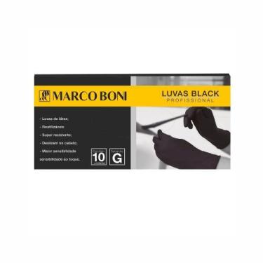 Imagem de Luva Marco Boni Black c/10un Tam. G