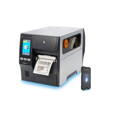 Imagem de Kit Zebra Coletor de Dados TC21 SE4710 + Impressora ZT411 