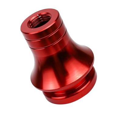 Imagem de Hovom Retentor de bota de manípulo de câmbio de carro, M12 x 1,25 adaptador de botão de mudança de marchas de alumínio durável, adaptador de alavanca de câmbio manual de metal à prova d'água