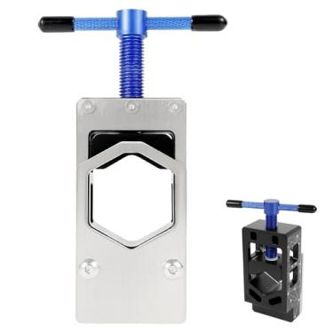 Imagem de Guia de serra de bicicleta fácil de usar, guia de serra de bicicleta duradoura, ferramenta de corte de bicicleta eficiente para cortar o guidão