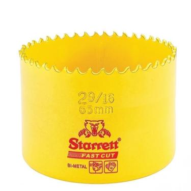 Imagem de Serra Copo Bi Metal 2.9-16"" 65mm - Fch0296-g - Starrett Serra Copo Bimetal 2.9-16in 65mm Starret
