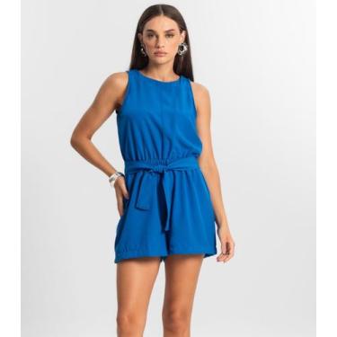 Imagem de Macaquinho Feminino Endless Azul, P, Azul