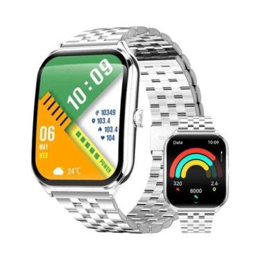 Imagem de Smartwatch Ultra Fino LIGE Com Tela AMOLED De 1.96", Chamada Bluetooth