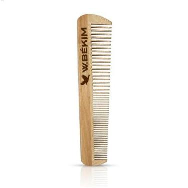 Imagem de Pente Natural Reto W.BÉKIM Barba e Cabelo Unissex Anti-frizz