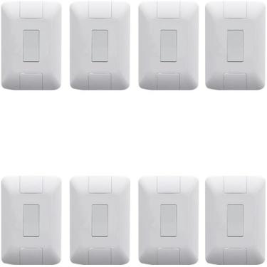 Imagem de 8 Conjunto Aria 4x2 1 Pulsador Campainha Vertical Tramontina