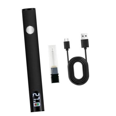 Imagem de Esquirla Kit de ferro de solda sem fio, caneta de solda com temperatura ajustável, bateria recarregável USB de 650 mAh, caneta para reparo de circuitos, Preto