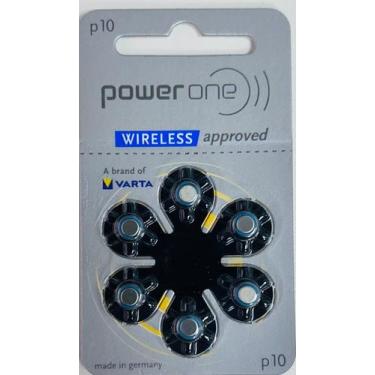 Imagem de 60 Pilhas Baterias Power One 10 PR70 para Aparelho Auditivo - POWERONE