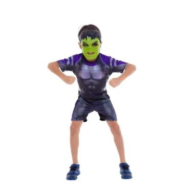 Imagem de Fantasia Hulk  Ultimato Curto Infantil - Vingadores