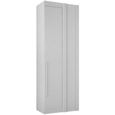 Imagem de Guarda Roupa Modulado Individual Canto Orion Branco 1 Porta Leifer Móv