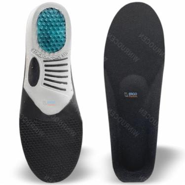 Imagem de Palmilha Ortopédica para Esporão e Fascite Plantar – Alívio Imediato, Tratamento e Amortecimento em Gel para Dores no Calcanhar (41-46)