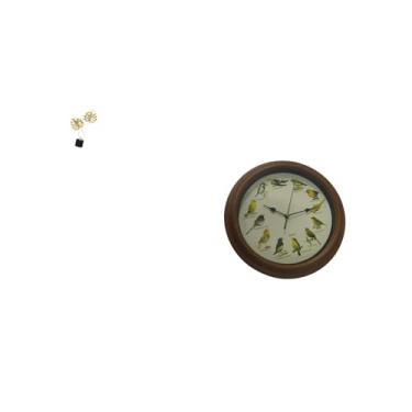 Imagem de Fenteer Escultura de Canto de Pássaro, Ornamento de Relógio para Mesa, Armário, Lareira, Sala de Jantar, Decoração de Casamento, Colecionável