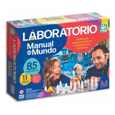 Imagem de Kit Laboratório Manual Mundo 85 Experiências Youtube Nig - Nig Brinque