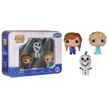 Imagem de Funko Pop Pocket Kit Frozen: Elsa, Anna e Olaf