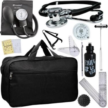 Imagem de Kit Fisioterapia Fita Imc Goniometro Grande Pequeno Fisio - Love Saude