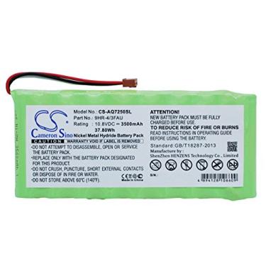 Imagem de MAUSOCELA Bateria de substituição de equipamento de pesquisa de 3500 mAh, compatível com AQ7250, AQ7250 mini-OTDR