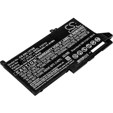 Imagem de MAUSOCELA Bateria de substituição de 3650 mAh, compatível com 451-BBZL, Latitude 12 (7280-K8X0T),12 (7280-KHY0C),12 700,12 7000,12 7280,12 7480,7480,7480 (6GLXLH2280). ),74900