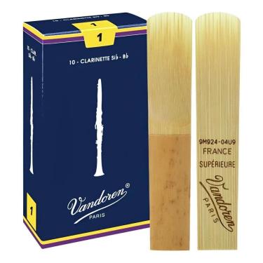 Imagem de 2 Palheta Clarinete Vandoren Tradicional 1 1,5 2 2,5 3 3,5 4
