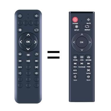 Imagem de Novo controle remoto de substituição para AGPTEK Mini 1080p Full-HD Ultra HDMI Digital Streaming Media Player HA0053B Preto e Azul