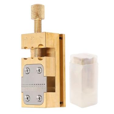 Imagem de WALFRONT Ferramenta de Escultura de Joias Com Braçadeira de Torno para Reparo de Relógio de Latão para Segurar Roda e Mãos Placa de Braçadeira Compacta Multifuncional de 0,2-0,9 Mm para