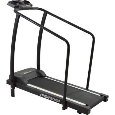 Imagem de Esteira Elétrica EP 1600 Sênior Academia Dobrável 5 Funções Fitness Ca
