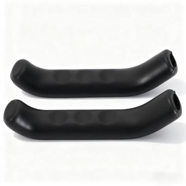 Imagem de Health Gear 1 par de capa antiderrapante de freio de bicicleta, capas de alavanca de freio, capas de alavanca de freio de bicicleta para bicicleta de estrada e montanha (preto)