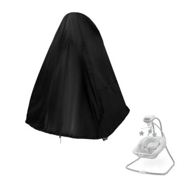 Imagem de Kasla Capa de balanço para bebê, impermeável e resistente, para balanço de bebê, serve para balanço simples Graco (apenas capa, 81 cm L x 81 P x 96 A)
