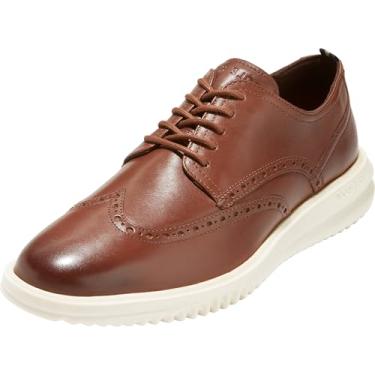 Imagem de Cole Haan Oxford masculino original Grand Shortwing, Bronze britânico/marfim, 40