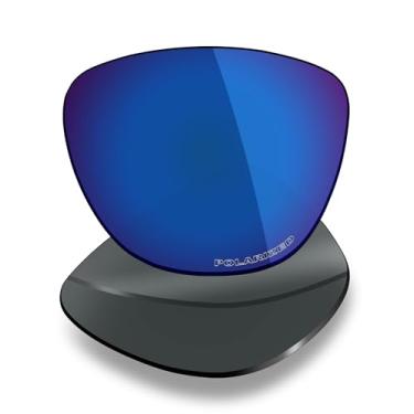 Imagem de Mryok Lentes de reposição ultra polarizadas para óculos de sol Oakley Frogskins Range XL OO9503 58 mm, HD Polarized, proteção UV, resistente a impactos e ajuste perfeito - azul pacífico