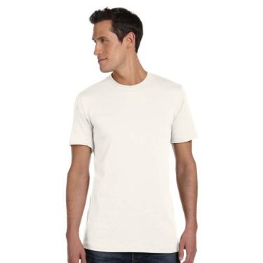 Imagem de Camiseta Bella + Canvas unissex Heather CVC (3001CVC), Soft Cream, X-Small