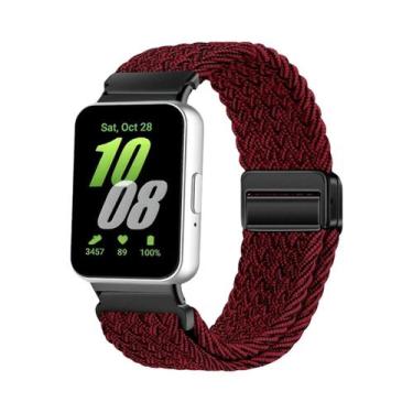 Imagem de Pulseira Magnética Ajustável De Nylon Para Samsung Galaxy Fit3, Acessó
