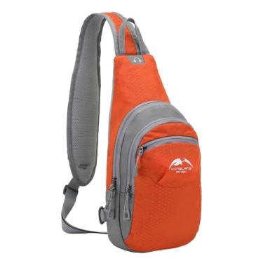 Imagem de Bolsa crossbody para mulheres, bolsa de peito casual simples Bolsa crossbody leve com zíper Bolsa portátil para esportes Bolsas ocidentais para mulheres Bolsa de ombro