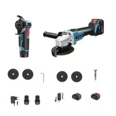 Imagem de Kit 2 Lixadeira Esmerilhadeira A Bateria 21V 