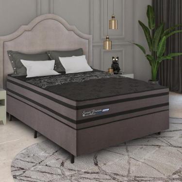 Imagem de Cama Box Conjugado Casal Com Colchão 138x72x188 Sweet Dream Ii Gazin Cr35318 Grafite