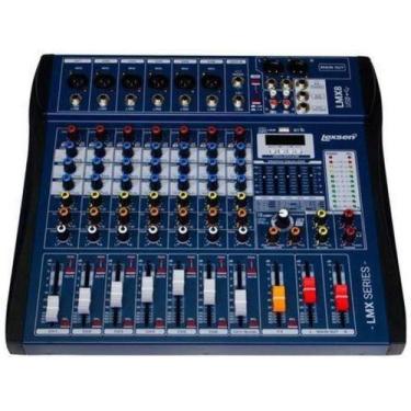 Imagem de Mesa De Som 08 Canais Lexsen, Bivolt, Lmx8