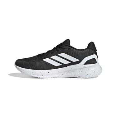 Imagem de adidas Tênis masculino Run Falcon 5 Wide, Preto/branco/preto, 10 Wide