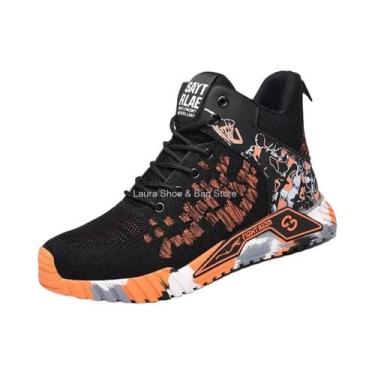 Imagem de Botas De Trabalho De Segurança Masculinas Com Biqueira De Aço Respiráv