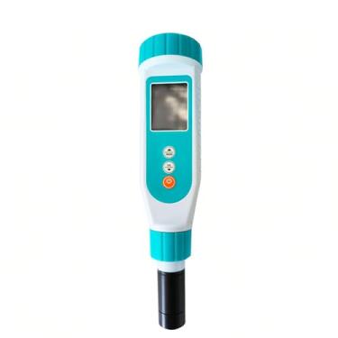 Imagem de HGTRH Medidor de oxigênio dissolvido tipo caneta, medidor DO, visor LCD ajustável, compensação de temperatura inteligente IP65 0-20,00 mg/L, carregamento tipo C