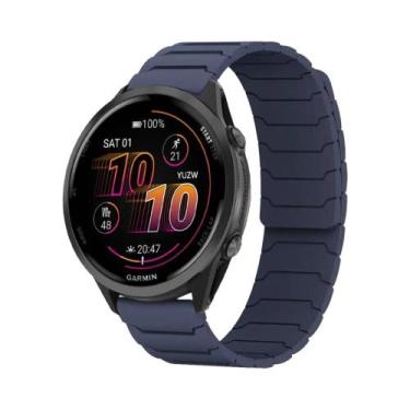 Imagem de Pulseira Magnética De Silicone Para Garmin Forerunner 570 265 55 255 2