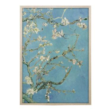 Imagem de Quadro Clássico Flores II com Vidro Colorido 50x70 cm