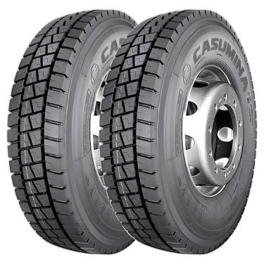 Imagem de KIT 2 Pneus Casumina BS667H 10.00-20 Aro 20 146/143L TT 18 Lonas Borrachudo