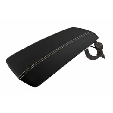 Imagem de Autoguru Substituição para tampa de console de PVC capa de apoio de braço ponto bege para Ford Edge 2011-2020