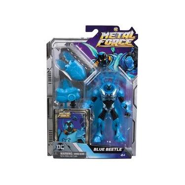 Imagem de DC Comics, Boneco Besouro Azul Articulado 10cm Metal Force