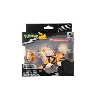 Imagem de Pokemon - Pack De Evolução 2 Bonecos Growlithe E Arcanine