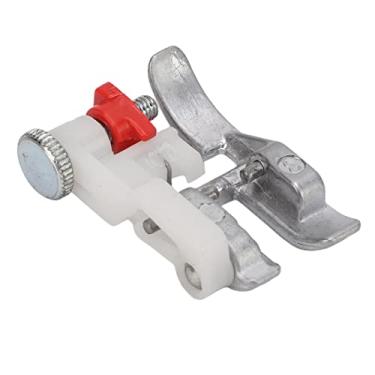 Imagem de Pé de bainha cega de pressão, durável, plástico de aço inoxidável, fácil instalação, calcador de pressão, máquina de costura pfaff