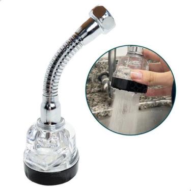 Imagem de Chuveirinho Torneira Arejador Com Extensor Ponteira Gourmet ABS Extens