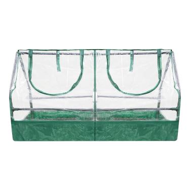 Imagem de Zenport SH3212A+BTP Cama elevada para jardim e estufa com moldura fria para fácil acesso e jardinagem protegida