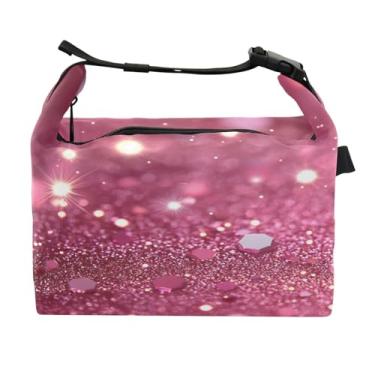 Imagem de STAYTOP Lancheira Sparkling Stars com fivela de alça, lancheira isolada para meninos e meninas, lancheira térmica para trabalho escolar
