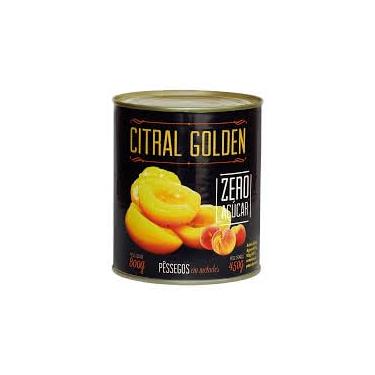 Imagem de Citral Golden Pêssegos em Calda Zero Açúcar, Metades, 450g, Sem Conservantes, Gluten Free