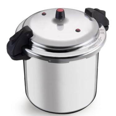 Imagem de Panela de Pressão 20 Litros Alumínio com Fechamento Externo e Válvulas de Segurança para Cozimento Rápido